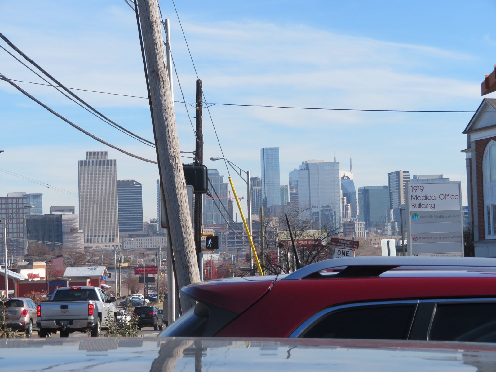 Nashville skyline near Tennessee Rheumatology
